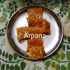 A picture of Mango burfi.