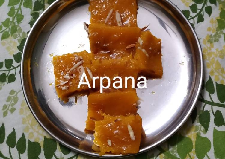 How to Prepare Perfect Mango burfi