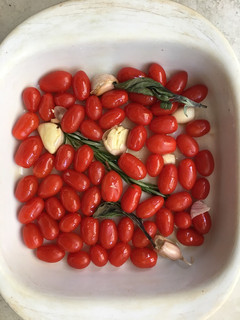 A picture of Slow roasted Rosa tomatoes.