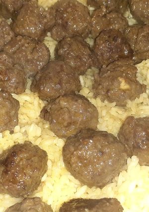 عکسی از دستور برنج و گوشت قلقلی 😉