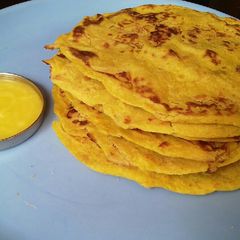 A picture of Holige/obattu (festival sweet Karnataka).
