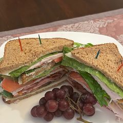 A picture of My favorite club sandwich!!.