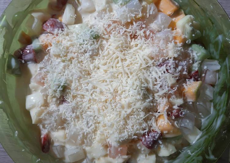 Langkah Mudah untuk Menyiapkan Salad Buah Yoghurt Anti Gagal