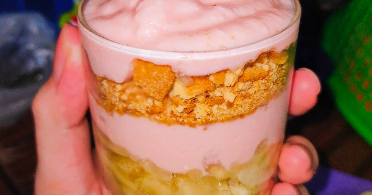 Resep Banana Yogurt Dessert Cup oleh Steven Lionery Cookpad