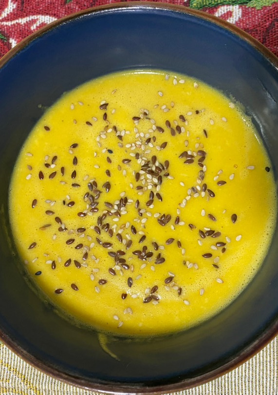 Una foto de Sopa de verdura cremosa