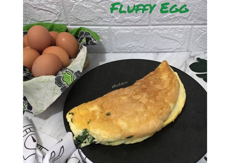 Resep 222. Fluffy Egg Omelette / Omelette Soufflé Anti Gagal