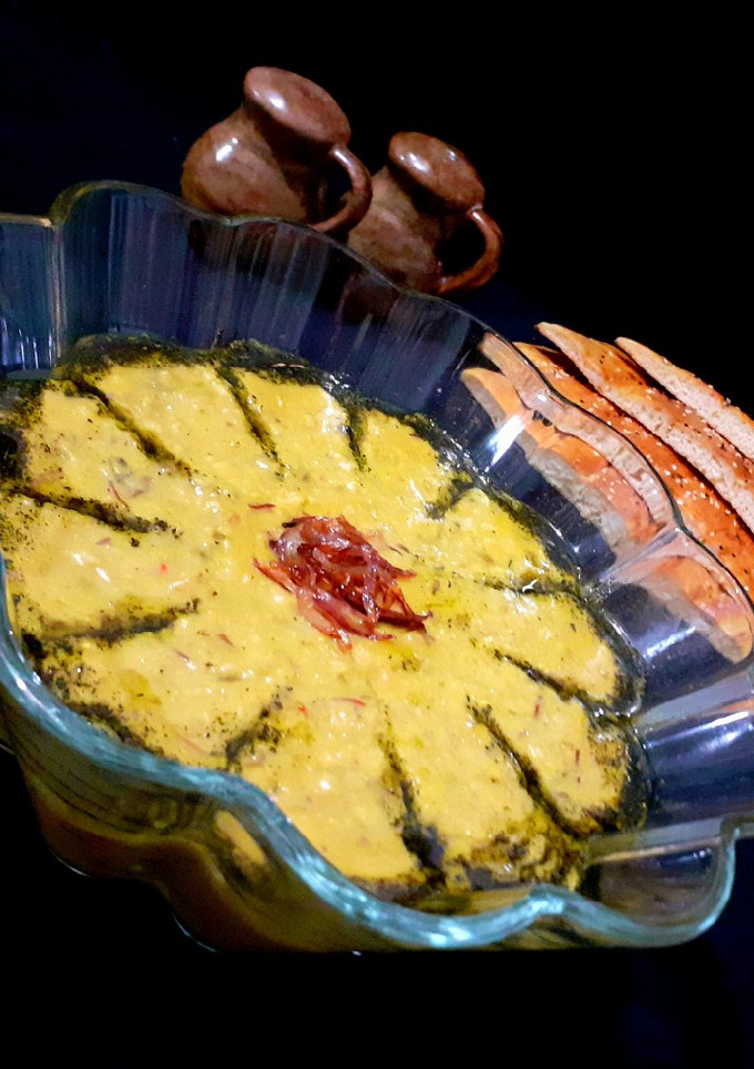 عکسی از دستور حلیم بادمجون بدون گوشت با استاک قلم 😋