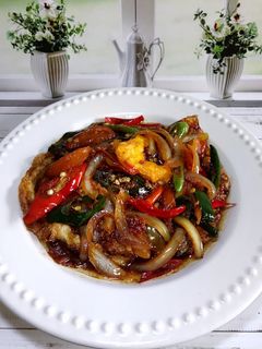 Foto resep Telur Ceplok Saus Tiram