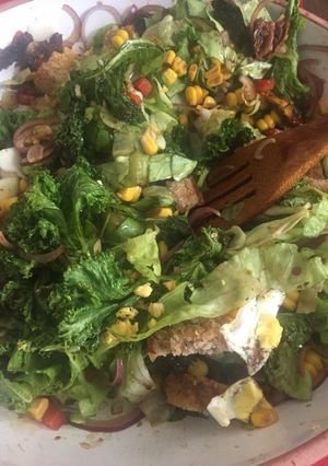 Una foto de Ensalada multicolor