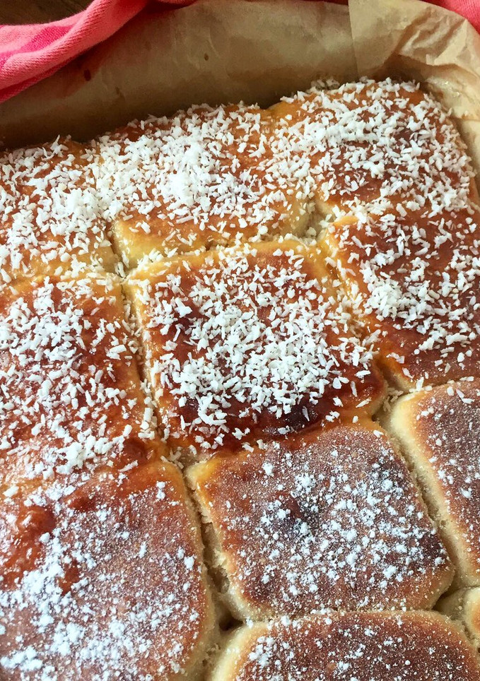 Una foto de Brioche con leche de coco