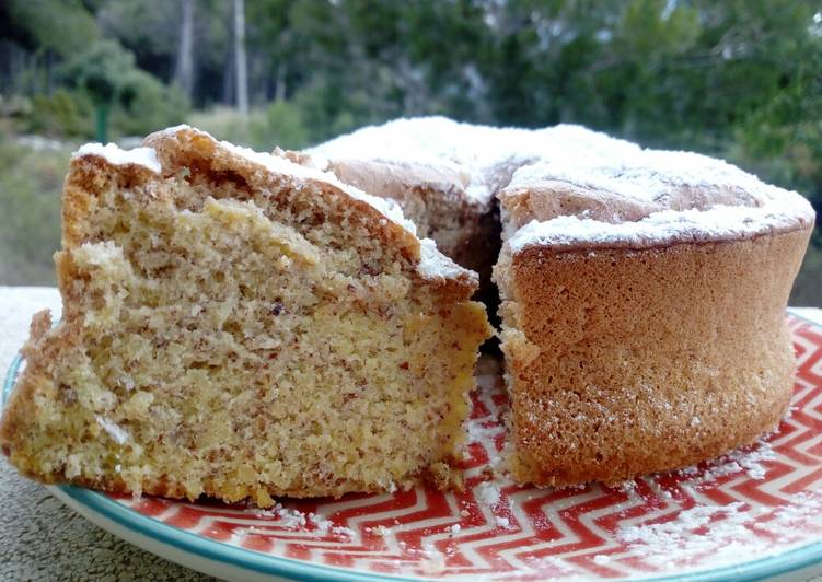 Bizcocho de almendras y naranja
