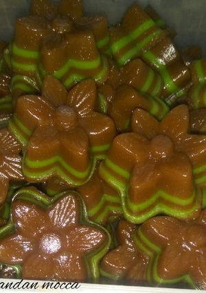 Foto resep Kue lapis pandan mocca