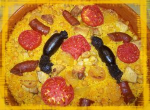 Une photo de Arroz al horno ou riz au four