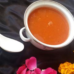 A picture of Healthy breakfast soup.