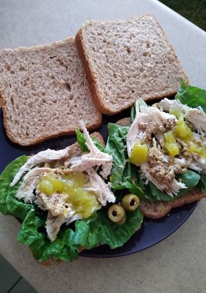 Una foto de Sándwich princesa margarita