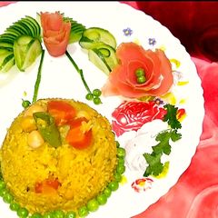 A picture of Vegetables pulao.