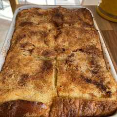Πουτίγκα με ψωμί (Bread and Butter Pudding)-レシピのメイン写真