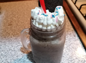 Una foto de Frappé de galleta oreo