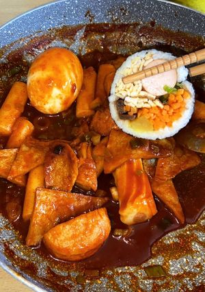 Hình của món Teokpokki.