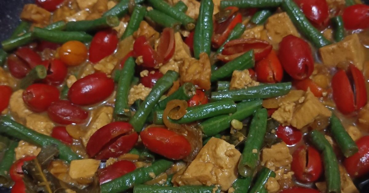 Resep sayur kulit melinjo tahu rumahan enak dan mudah - Cookpad