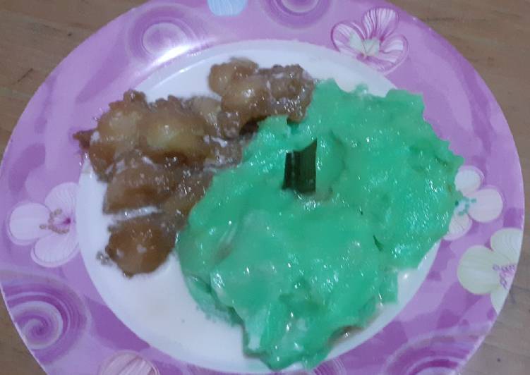 Bubur Sumsum pandan & Candil