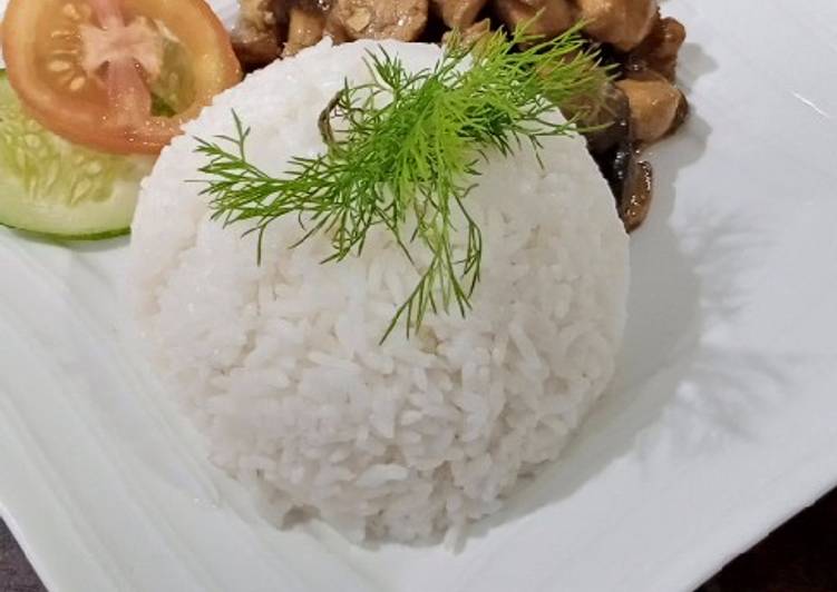 {Cara Membuat Nasi Ayam Jamur Ala Dapur Saya😍 yang Renyah