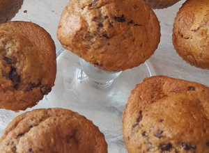 Foto de Queques de Banana com Chocolate