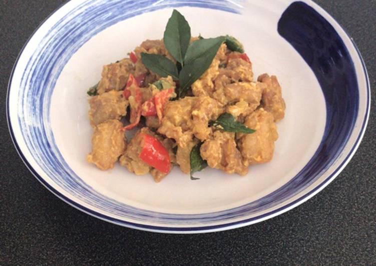 Resep Chicken with Salted Egg Sauce, Enak Banget