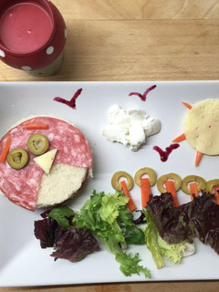Una foto de Sándwich para niños