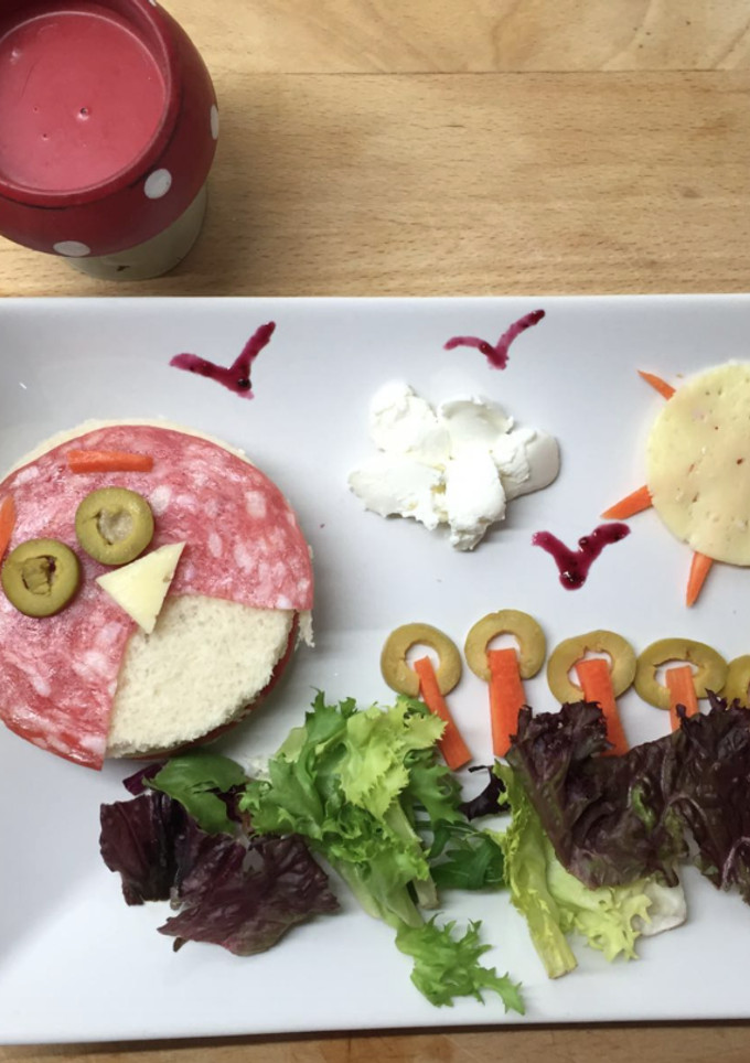 Una foto de Sándwich para niños