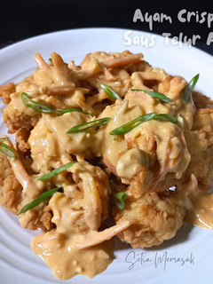 Foto resep Ayam Crispy Saus Telur Asin