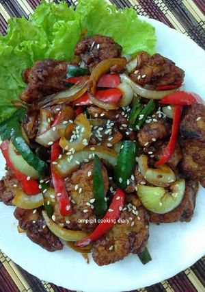 Foto resep Koloke Saus Kecap Ala resto Nihauma