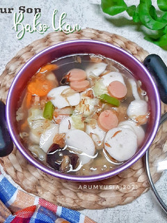 Foto resep Sayur Sop Bakso Ikan