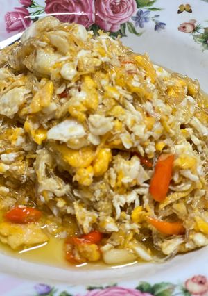 รูปของ ผัดวุ้นเส้น ใส่ไข่ไก่