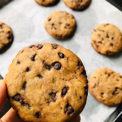 A picture of Chocolate chip cookies.