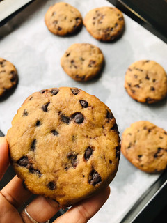A picture of Chocolate chip cookies.