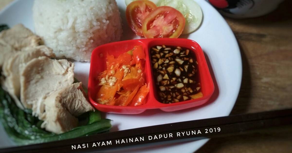 Resep Nasi Ayam Hainan *Rice Cooker* oleh Putri (Dapur Ryuna) - Cookpad