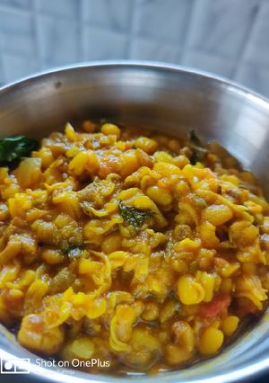 A picture of Sprouted moong sabji.