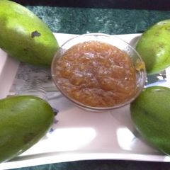 A picture of Raw mango chunda.