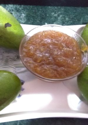 A picture of Raw mango chunda.