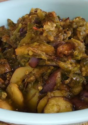 Foto resep TTJ sambal ijo (Teri,Terong,Jengkol)