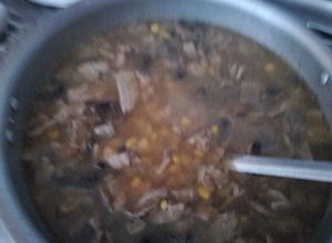 Una foto de Sopa de setas y champiñones