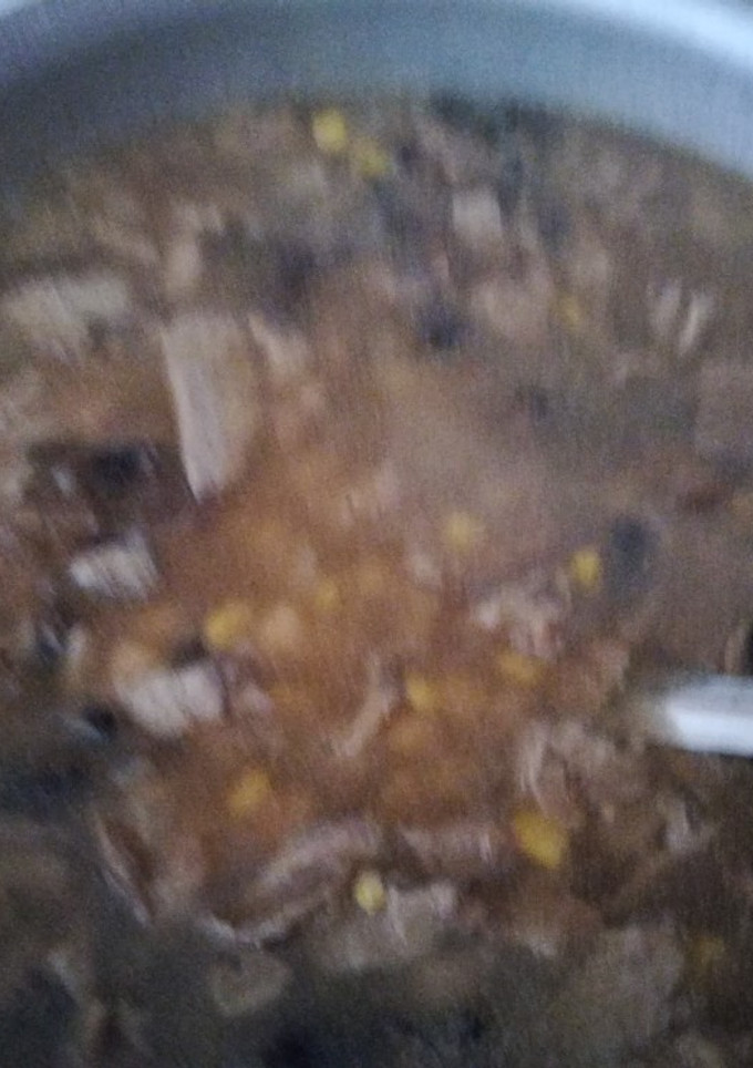 Una foto de Sopa de setas y champiñones