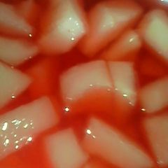 A picture of My strawberry an sweet Mellon.