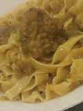 Pappardelle al huevo