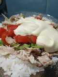 Ensalada de pollo con mayonesa casera (apto APLV)