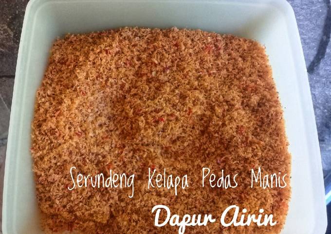 Resep: Serundeng Kelapa Pedas Manis Sederhana Dan Enak