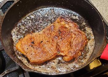 Easy Recipe Fast  Easy Cast Iron Seared Steak Delicious Perfect