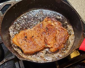 How To Cooking Recipe Fast  Easy Cast Iron Seared Steak Delicious Perfect