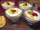 Mango mousse (blender)